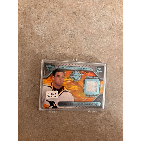 Matthew Barnaby - Jersey Card