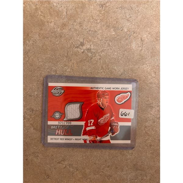 Brett Hull - Jersey Card