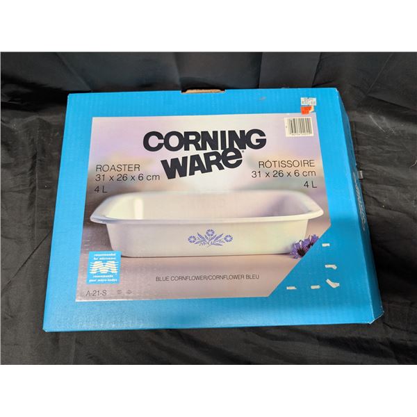 Corning Ware Roaster 31x26x6cm 4L A-21-5 W/ Original Box
