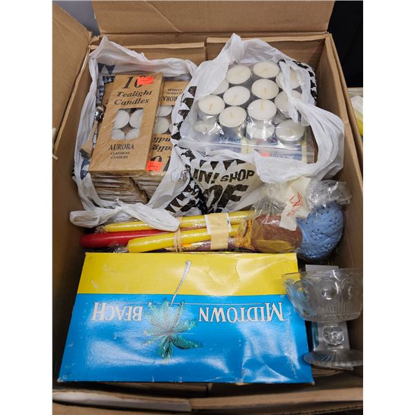 Lot of Misc Candles and Décor