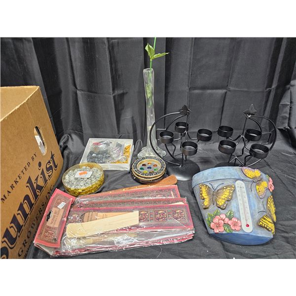 Lot of Misc Household Items and Décor (Incense Holders, Candle Holders etc.)
