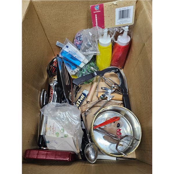 Lot of Winter Wear and Household Items (Gloves, Scarves, Utensils, etc.)