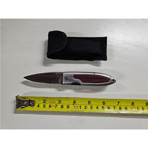 Western Producer Folding Knife and Case