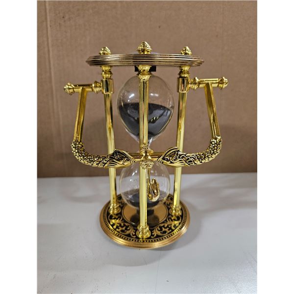 Decorative Brass Hourglass