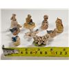 Image 2 : 9 pc Vintage Wade Porcelain Figurines