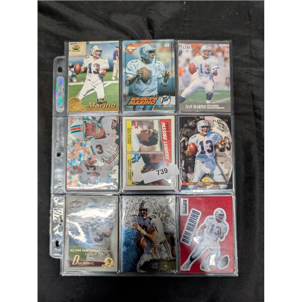 54 FOOTBALL CARDS DAN MARINO