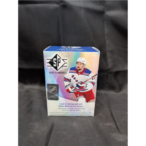 2020-21 UD SP  PARTIAL BLUE PARALLEL + DBLES + SOME AUTHENTIC PROFILES