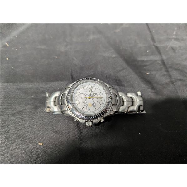 MEN'S TAG HEUER QTZ CHRONOGRAPH COPY, NEW BATT , RUNS