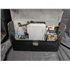 Image 8 : POLAROID 215 LAND CAMERA C/W LEATHER CASE, FLASH ATT, SOME FLASH BULBS