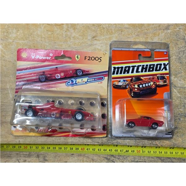 2 new in box diecast cars