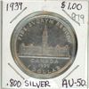 Image 1 : Canada 1939 Dollar .800 Silver AU-50.