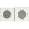 Image 2 : Canada 1958 and 1959 Half Dollars .800 Silver Vf-20.