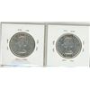 Image 2 : Canada 1960 and 1961 Half Dollars .800 Silver AU-50.