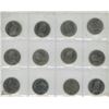 Image 2 : Canada Lot of 12 Nickel Dollars 1968/1982.