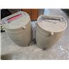 Image 1 : 2 water barrels- 34"H