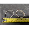 Image 2 : (2) Silver Bracelets (1) Marked 9.25 (1) non Marked