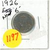 Image 1 : 1926 Canada 5 Cents Coin - Near 6.