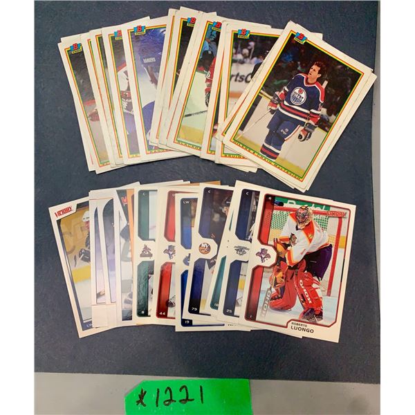 lot of 30+ UD Victory & Bowman hockey cards