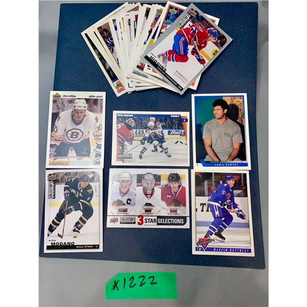 lot of 30+ UD Collectors Choice Premier hockey cards