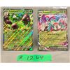 Image 1 : Pokemon holo 1/2 art cards: Arboliva & Rabsca EX (cannot verify authenticity)