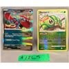 Image 1 : Pokemon holo cards: Roaring Moon & Caterpie (cannot verify authenticity)