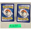 Image 2 : Pokemon full art holo cards: Dhelmise V & Trevenant V (cannot verify authenticity)