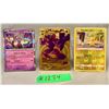 Image 1 : Pokemon holo gold foil rev. holo: Mewtwo & Pikachu (cannot verify authenticity)