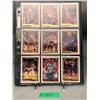 Image 1 : NBA 18x 1992 Topps gold foil cards