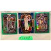 Image 1 : NBA 3x Panini Prizm Select Silver, green special inserts