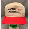 Image 1 : Buctril M cap - autographed by Dave Ridgeway & Howie Thompson SK Roughriders vintage cap