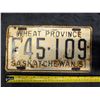 Image 1 : 1951 Sask. Plate F45-109.