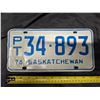 Image 1 : 1976 Sask. Plate PT 34-893.
