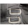 Image 3 : 2 Mastercraft 5 Inch C Clamps.