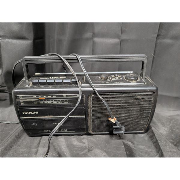 Hitachi Portable Radio/Cassette Recorder TRk-60 (It Works)