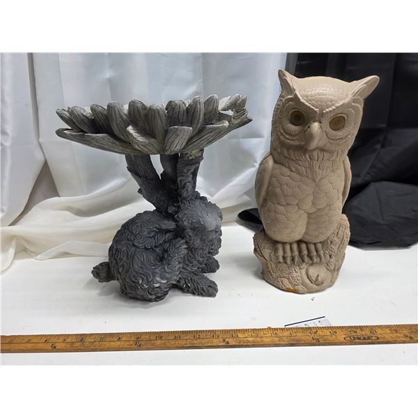 2 garden decorations- 12"H