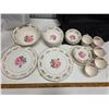 Image 1 : Set of confidence rose chinaware