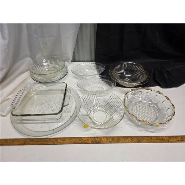 Lot of glassware