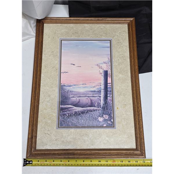 Glen scrimshaw picture- 16" by 25"