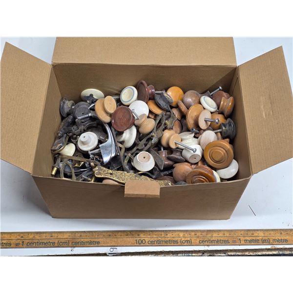 Lot of door knobs and handles