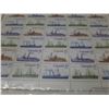 Image 2 : Post and Inland Vessels sheets of 50 Canadian stamps VF NH.
