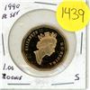 Image 1 : 1990  Canadian One Dollar Coin. SP-67