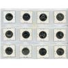 Image 2 : 1992 12 Provinces Canadian 25 cent Coin Set