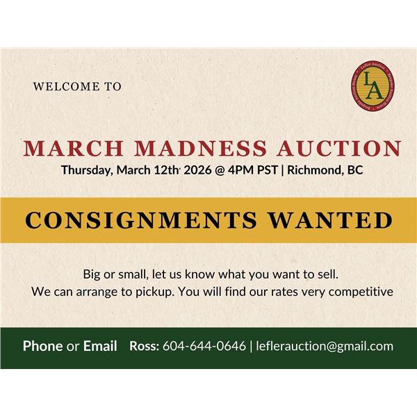 MARCH MADNESS AUCTION