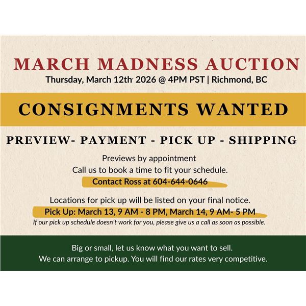 PREVIEW ~ PAYMENT ~ PICKUP ~ SHIPPING