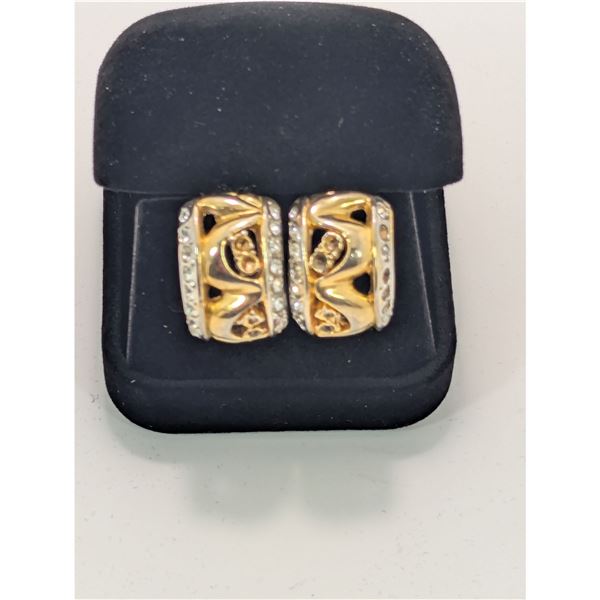 VINTAGE JAGUAR  + GOOD KARMA MIYUKI HOOPED EARRINGS Earrings