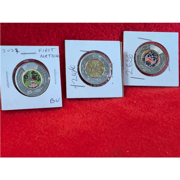 FIRST NATIONS 2 Dollar Coins