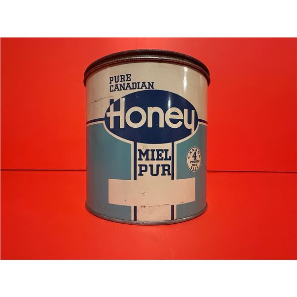 Vintage Pure Canadian Honey tin
