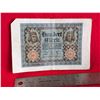 Image 3 : ANTIQUE 1920'S GERMAN 100 Mark CURRENCY