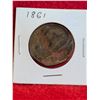 Image 1 : IRISH 50P COIN MARKED 1861