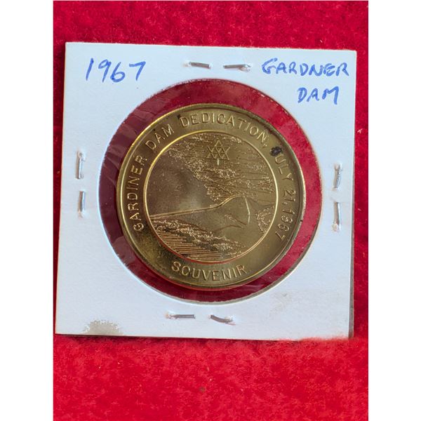 1967 COMMEMORATIVE GARDNER DAM COIN